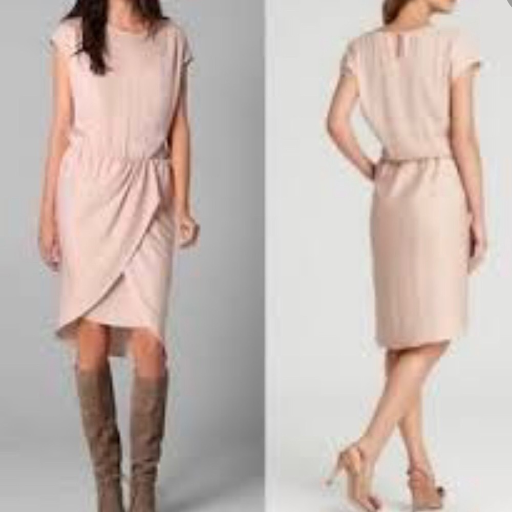 BCBG Maxazaria dress NWT “AURORA” Sz L blush color